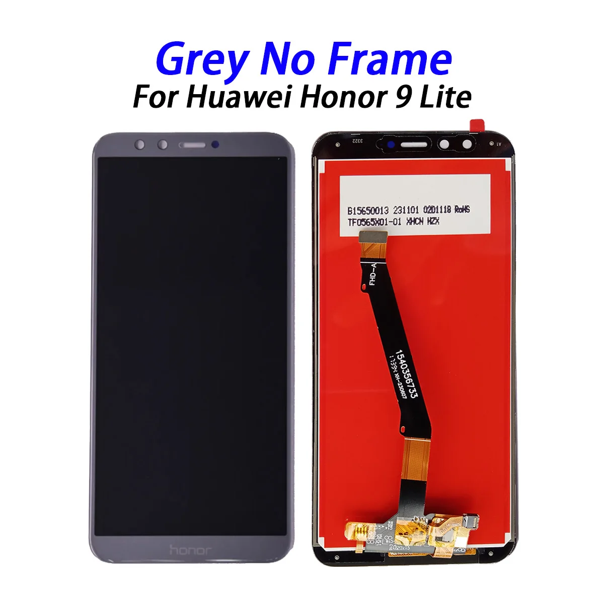 프레임 터치 스크린 어셈블리 포함 LCD 디스플레이, 화웨이 아너 9 라이트용, LLD-L11, L21, L31, AL0 스크린 교체