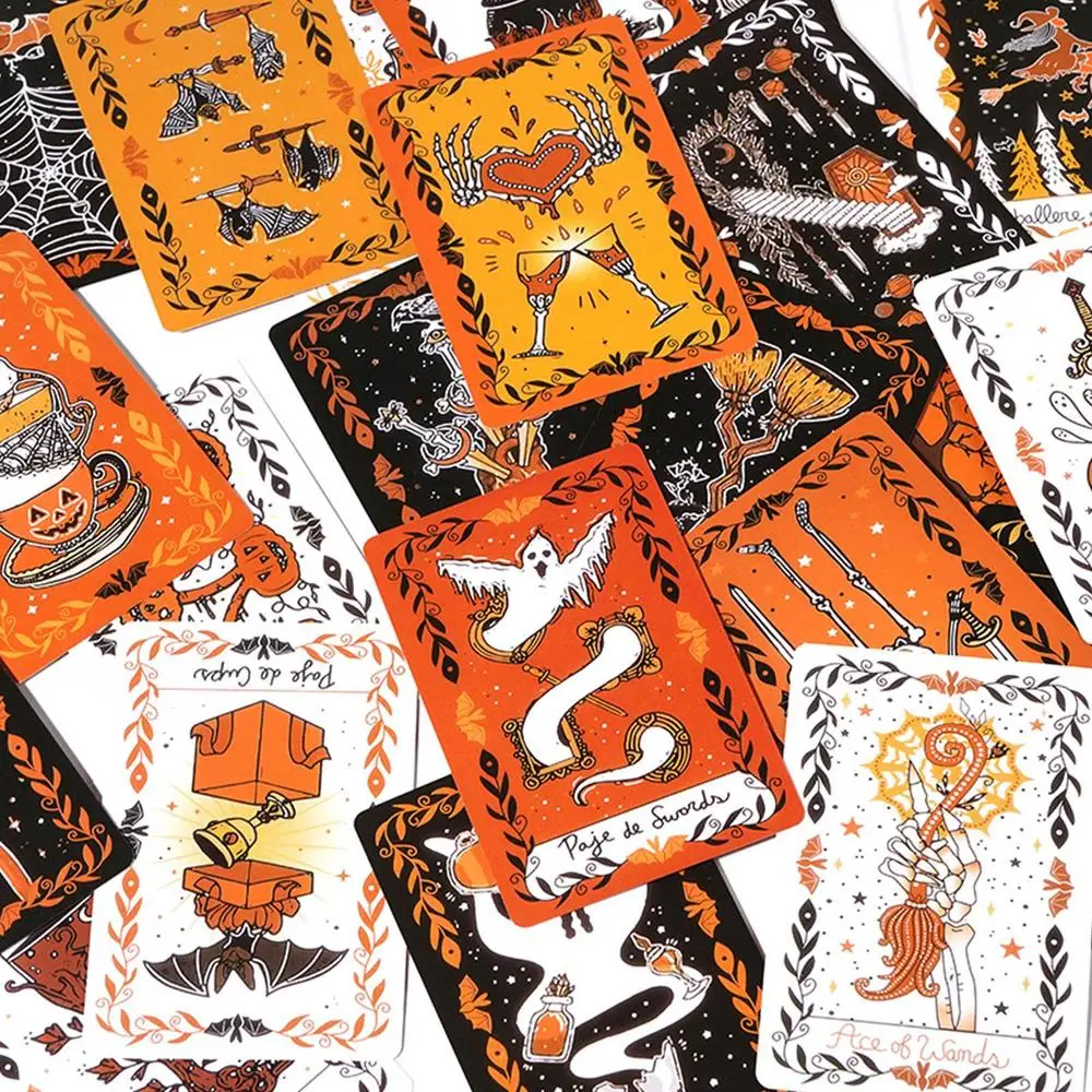 Happy Halloween Tarot Cards A 78 Oracle English Visions Divination Edition Deck Borad Playing Games 5