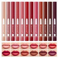 12 Colors Velvet Lip Liner Pencil Matte Lipstick Waterproof Lasting Brown Professional Makeup Full Lip Contour Korean Cosmetics 1
