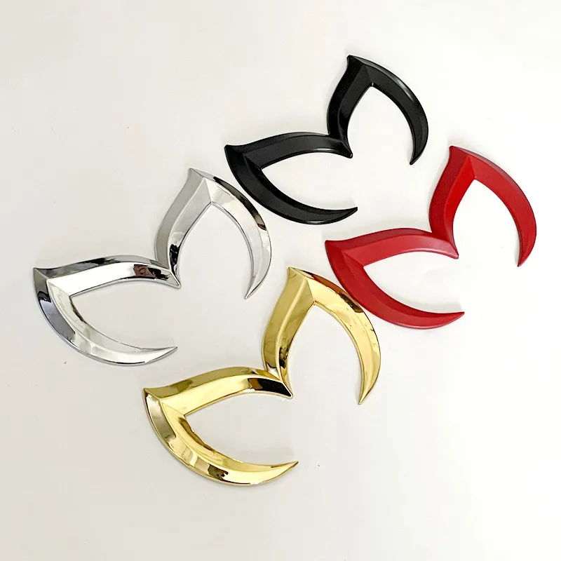 마쯔다 2 3 6 8 아텐자 CX-30 CX-50 CX-60 MX-5 CX-3 CX-5 CX-7 자동차 스타일링 액세서리용 3D 메탈 배트 엠블럼 배지 스티커 데칼