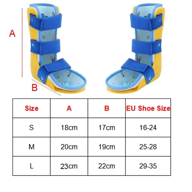 1Pcs AFO Kids Ankle Foot Brace-Drop Foot Splint for Child Toddler Ankle Foot Orthosis Night Splint 6