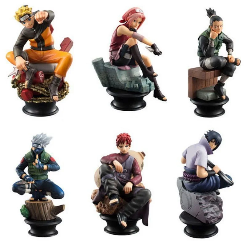 

3 искусственных Наруто Shippuden, фигурки аниме, фигурки, игрушки Uchiha Itachi, фигурки Sasuke Kakashi, детские фигурки