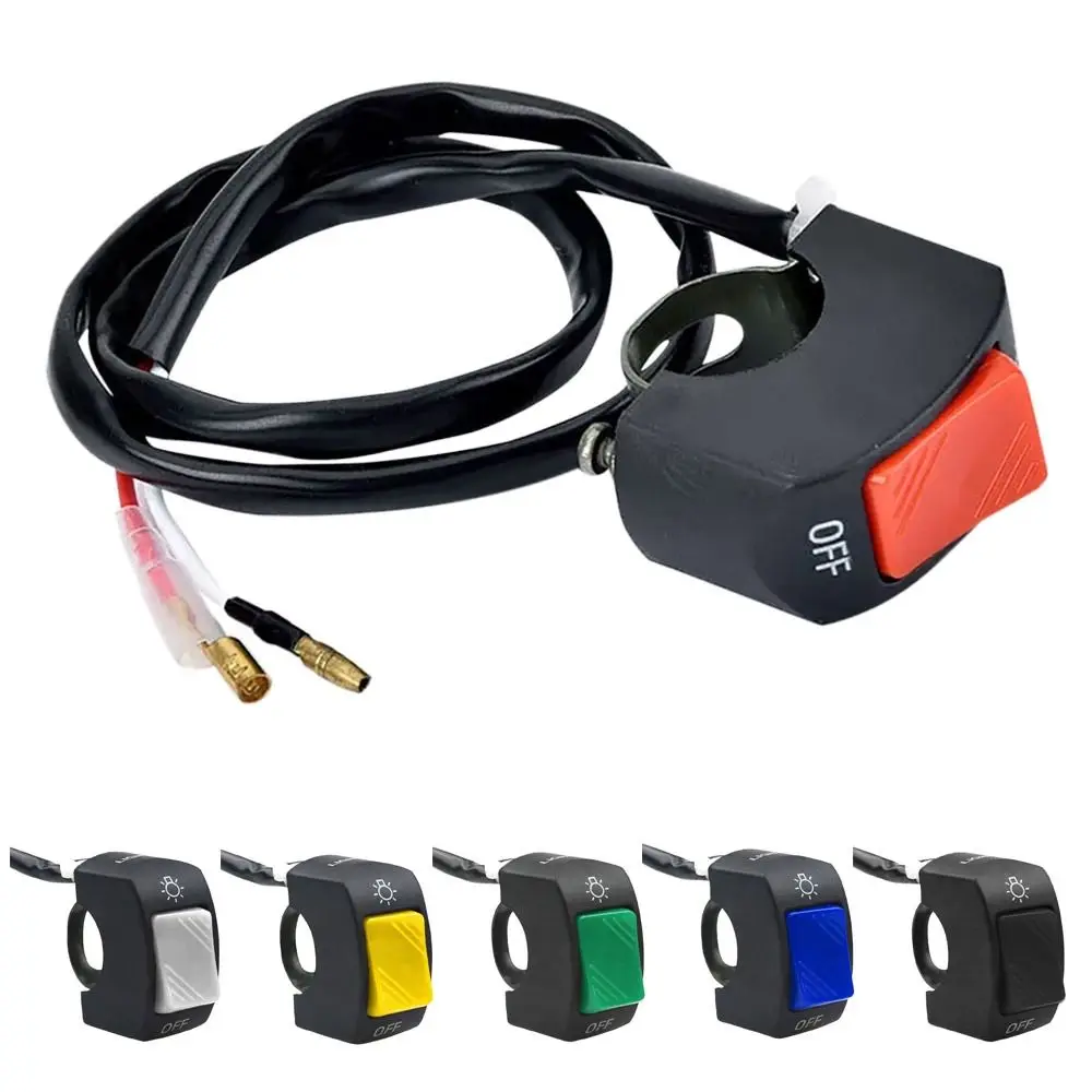 12V Motorcycle ON/OFF Switch Second-line Headlight Switch Waterproof ...