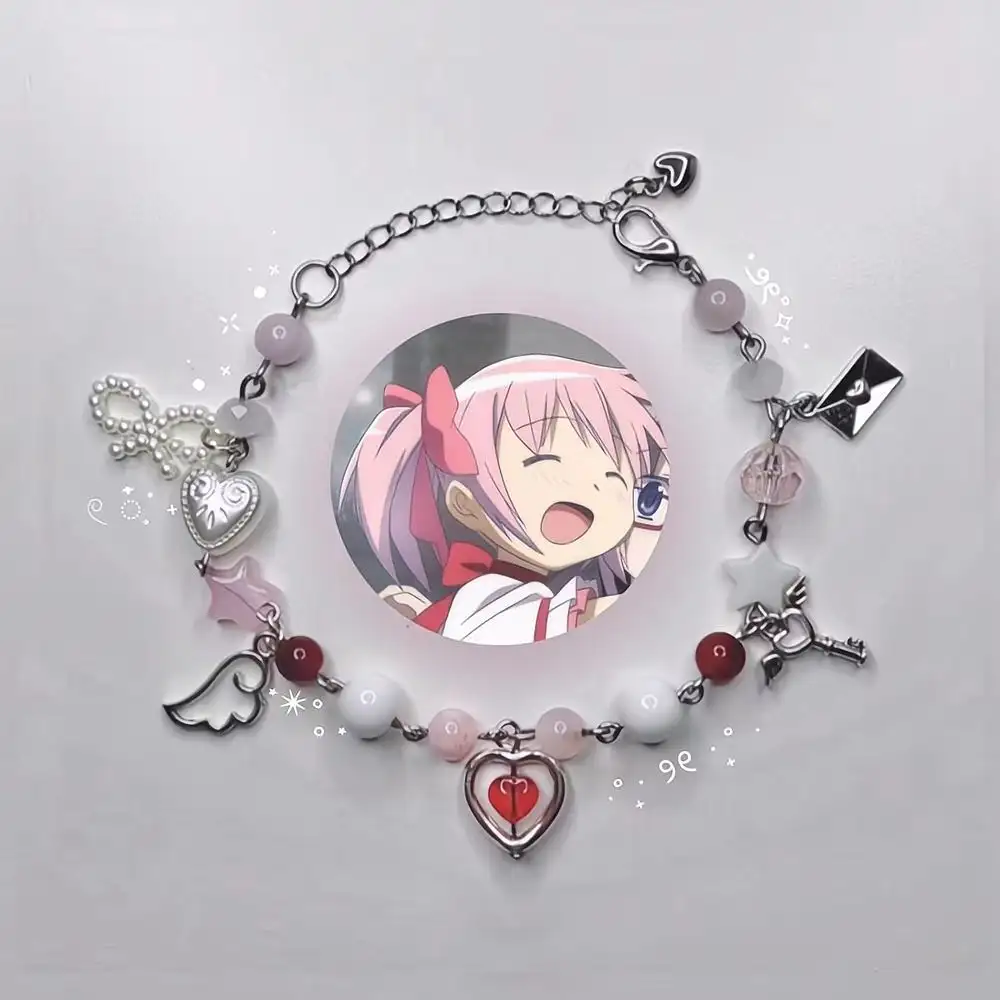 Madoka　ハンドメイド Madoka Aesthetic Elastic Phone Strap- Madoka Magica Inspired