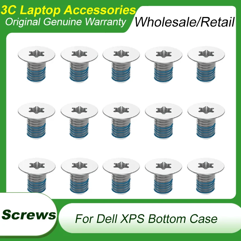 Parafusos da caixa inferior do portátil, Dell XPS 13, 13, 15, 9343, 9350, 9360, 9370, 9380, 7390, 9550, 9560, 5510 Series, componentes do portátil, 10-200 pcs