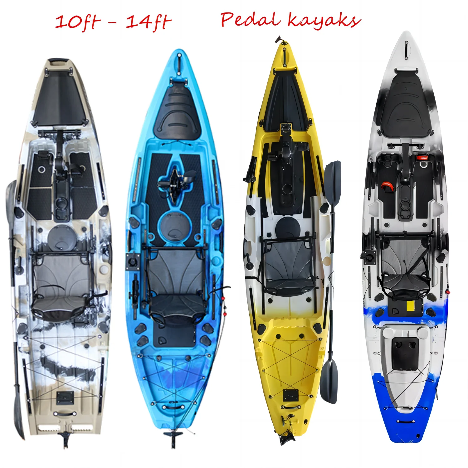공장 직판 11피트 패션 디자인 싱글 페달 드라이브 해상용 핸즈프리 프로펠러 페달 낚시 카약