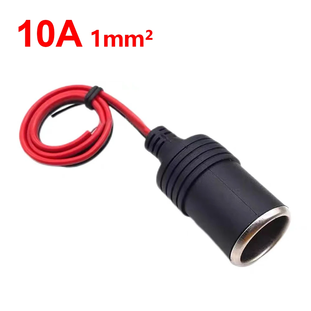 12v 10A/15A/20A/50A Car Mounted Cigarette Lighter Charger with 30cm Cable Female/Male Socket Plug Connector Adapter Universal