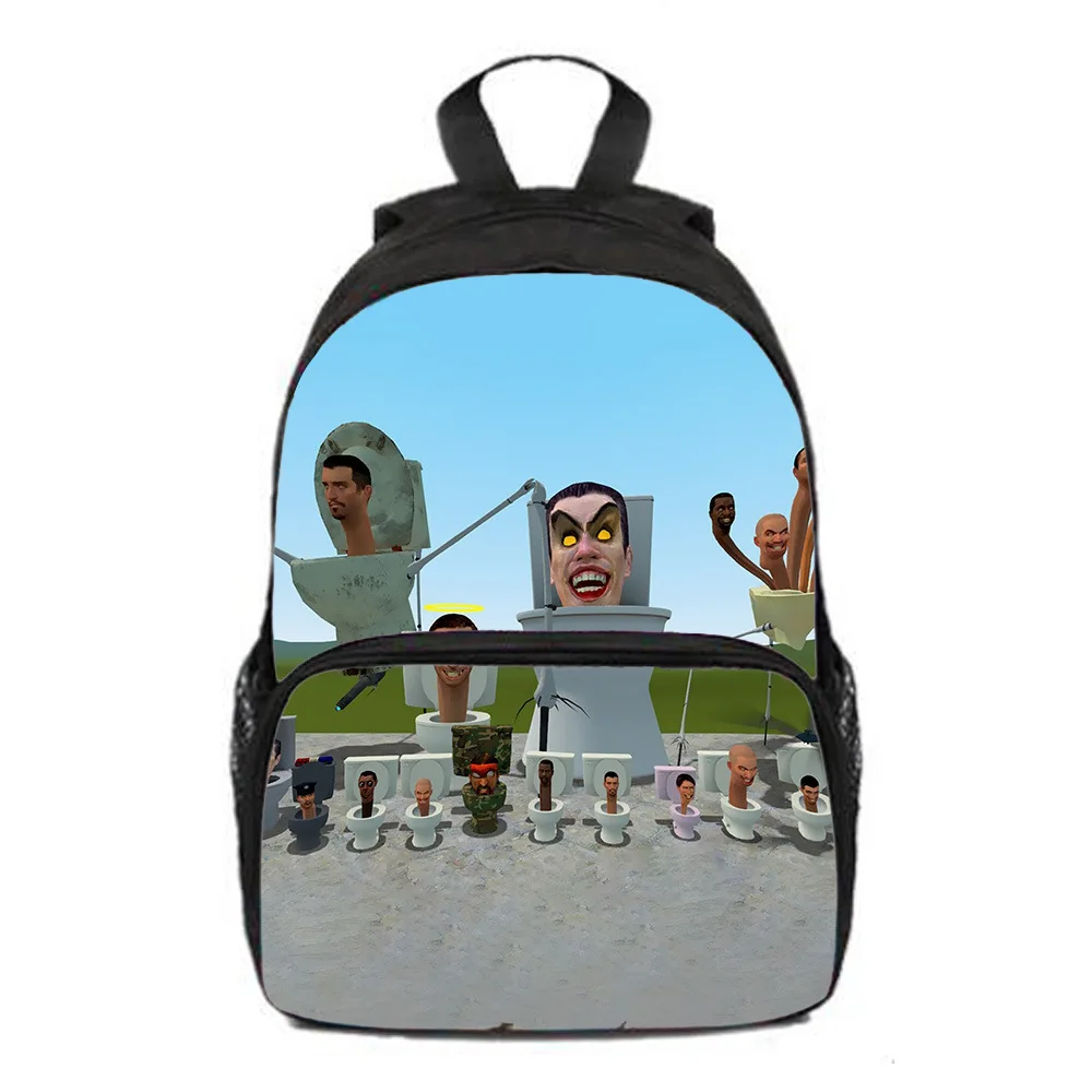 

3D Game New Product Skibidi Toilet Toilet Person Schoolbag Backpack Primary and Middle School Students Schoolbag Backpack