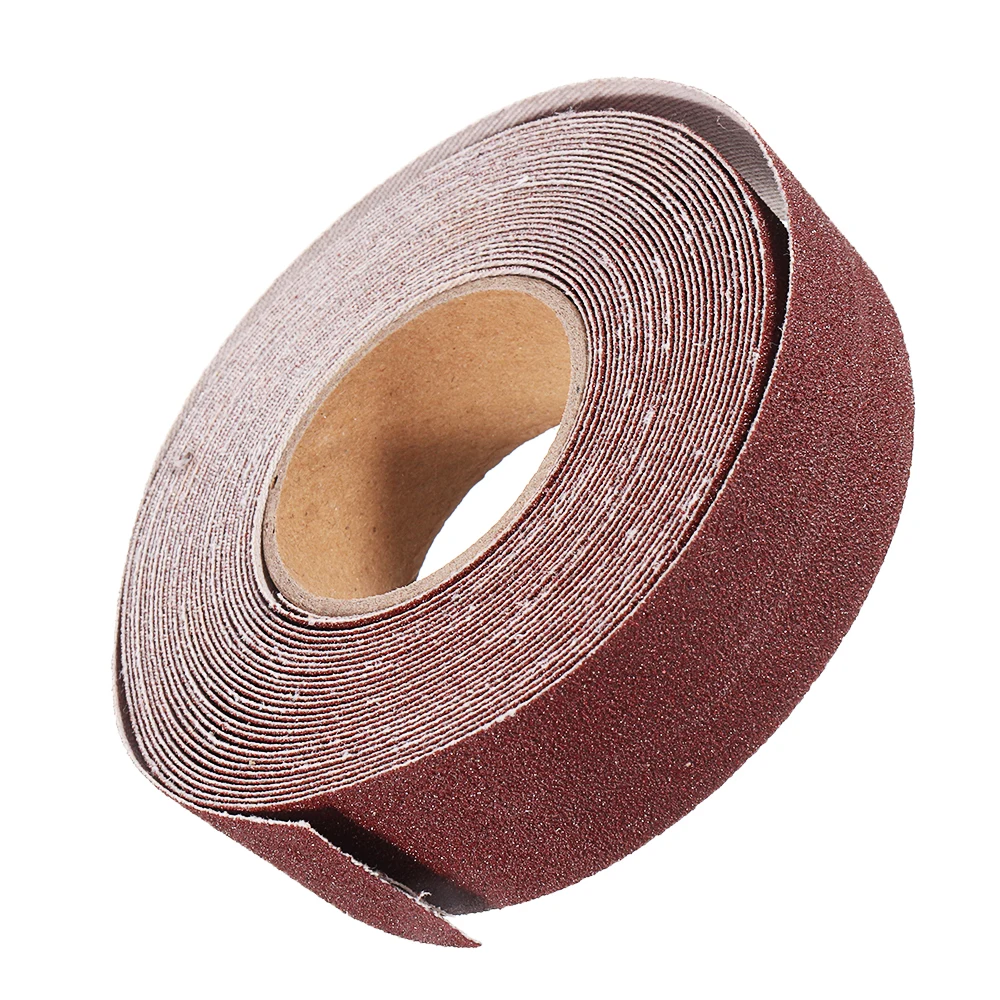 4pcs 25mmx6m Sanding Belt Roll Drawable Emery Cloth Sandpaper Grinding