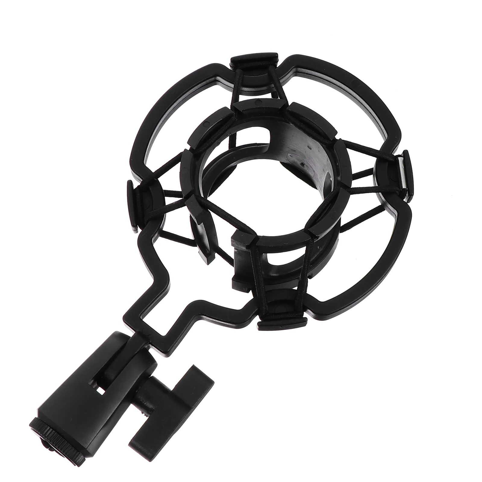 Microphone Mount Black Mic Holder Anti Vibration Spider Suspension Mount Bracket for Recording Condenser Microphones microphone mount clamp microphone shock mount
