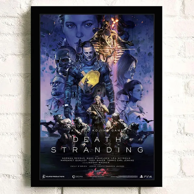 thumbnail image 1 of Death Stranding Game Poster Comics Quality Wall Art Painting Print on Canvas Bar Cafe Room Poster Pictures Cuadros Home Decor, 1 of 5
