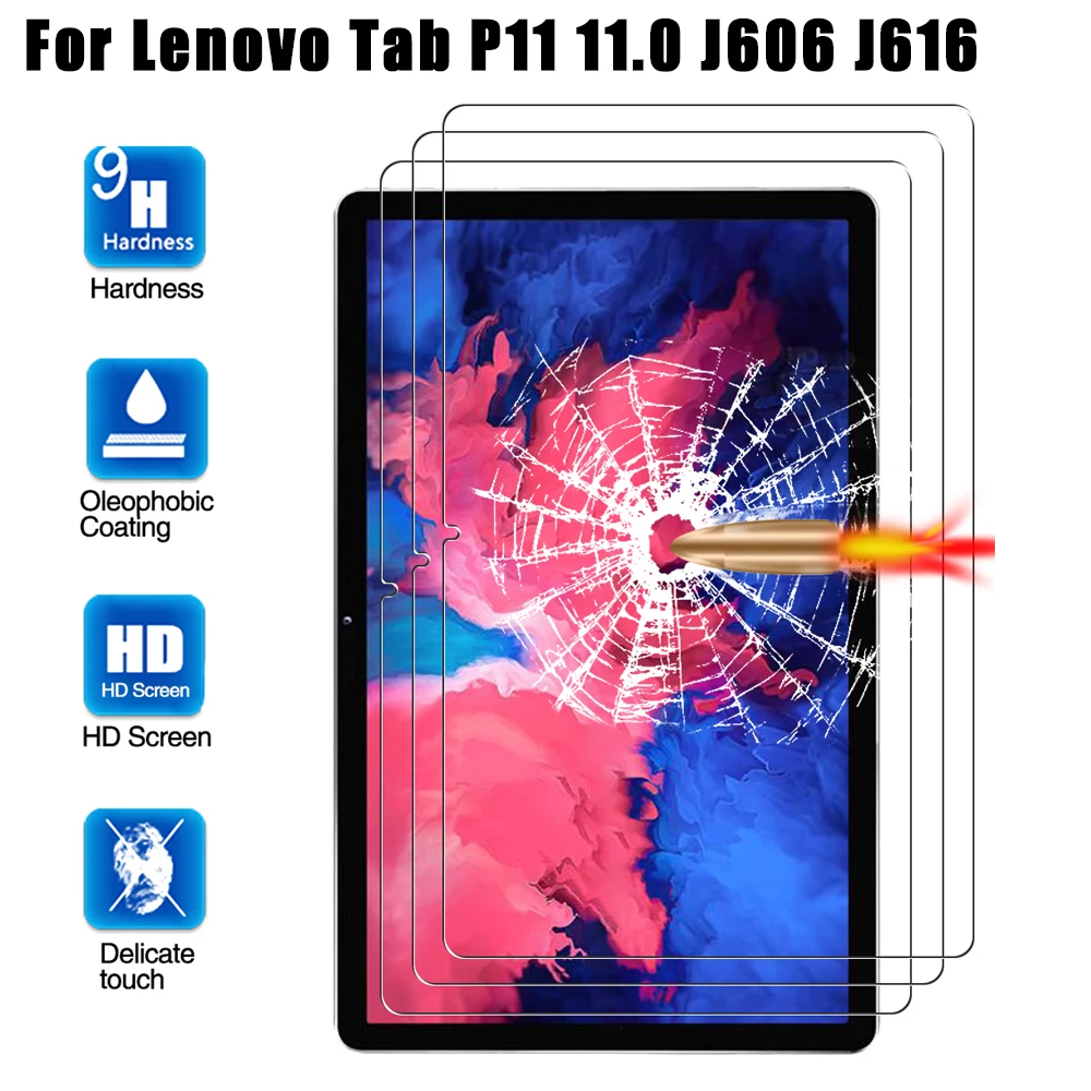 tablet chargers Tempered Glass For Lenovo Tab P11 Xiaoxin P11 Plus J606F J606L J616 Screen Protector for Lenovo Tab P11 Pro 11.5 J706 J716 Film touch pen for android Tablet Accessories