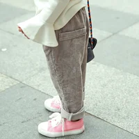 Children Pants corduroy Kids Winter Autumn Clothes Girls Trousers for baby boys harem pants toddlers thick warm fleece good 6