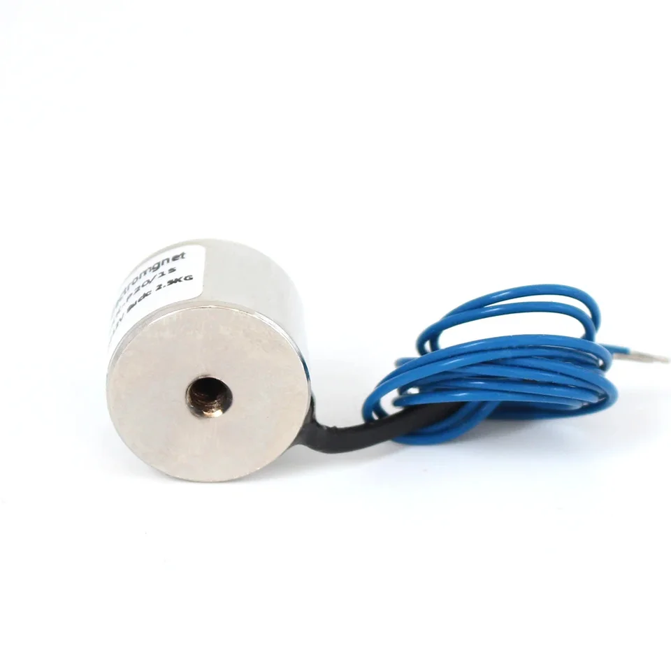 Elettromagnete Di Sollevamento 2KG – Mini 25N DC12V, Normalmente Chiuso (Nessun Magnetismo Quando Alimentato)