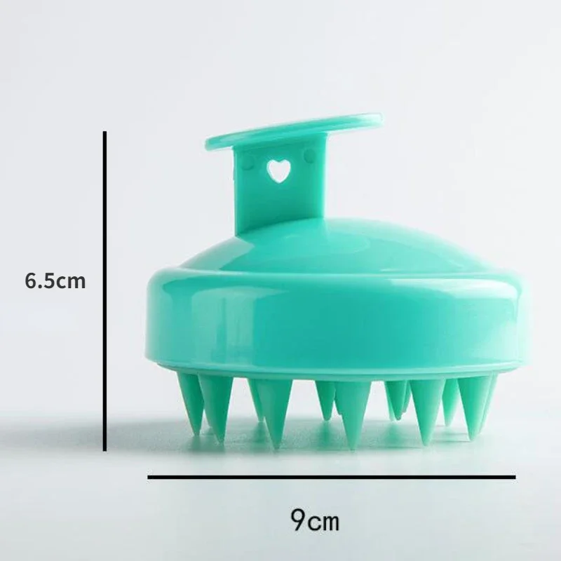 Silicone Shampoo Brush Head Scalp Massage Comb Hair Washing Comb Body Massage Brush Bath Shower Brush Salon Hairdressing Tool