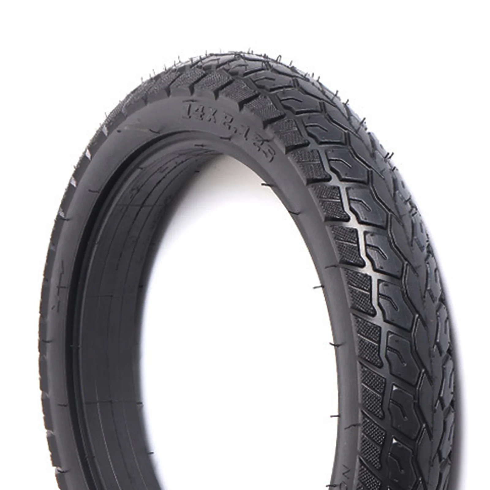 

Rubber Tire Solid Tyre Inflation-Free Tire Kids Bikes Puncture-Resistant Design Riding Rubber Electric Tire Solid Tire 14x2.125