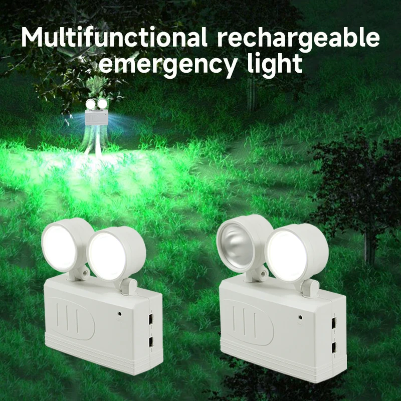 LED Double Head Fire Emergency Light 4