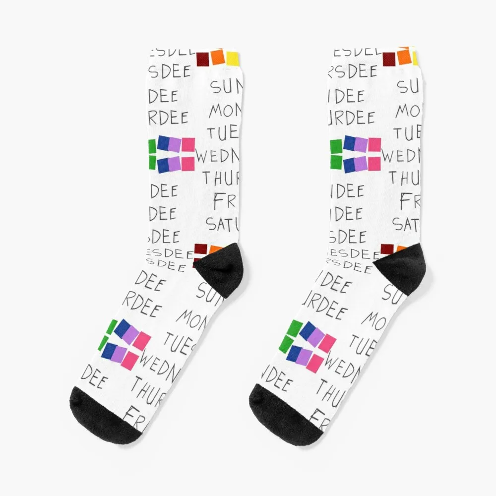 

Days of the Week Socks Winter Socks Women Christmas Socks