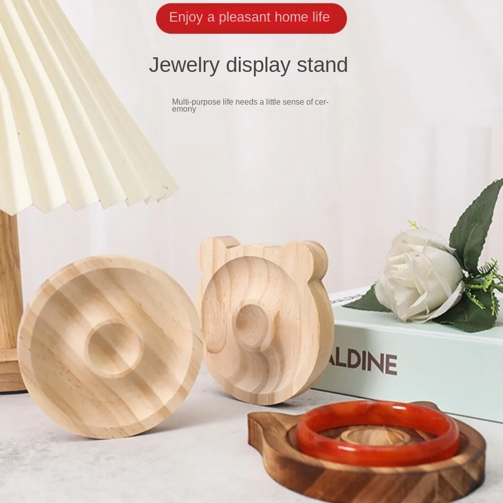 Wooden Jewelry Display Stand Handstring Bracelet Organizer