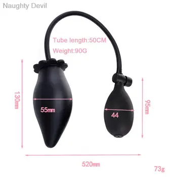 Inflatable Butt Plug Anal Dilator Massager Expandable Anal Balls Sex Toys Anal Pump Dilator for Men Women Gay Sex Toys best 2022 2