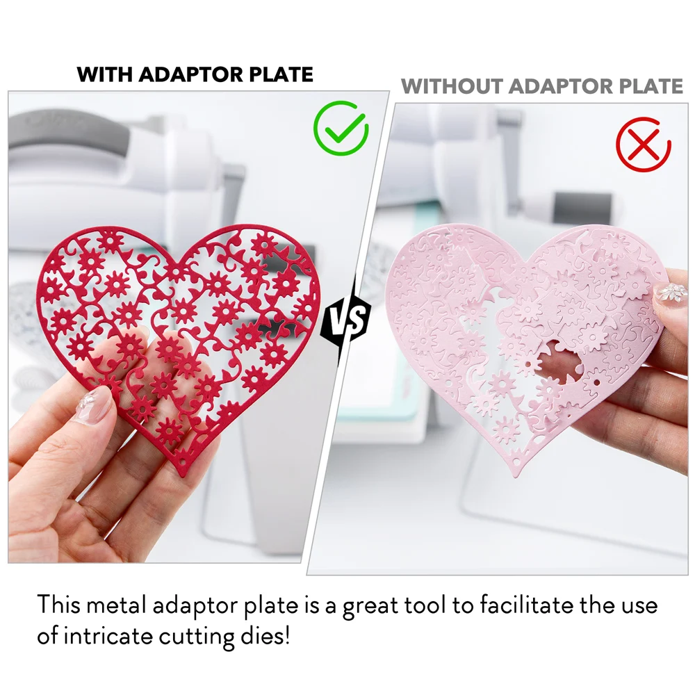 Universal Metal Adapter Plate for Die Cutting and Scrapbooking