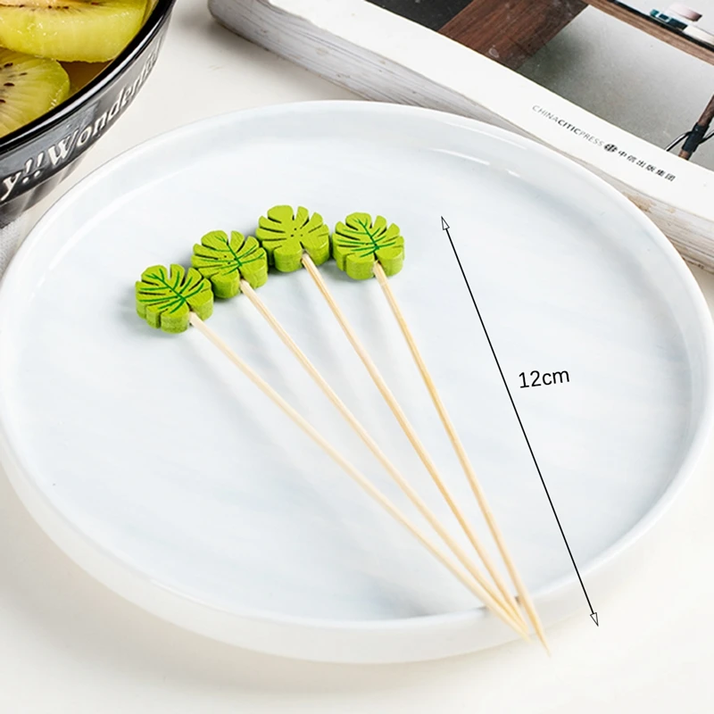 Description Picture 6 of item100pcs Flamingo Food Picks Hawaii Party Cupcake Fruit Fork Cake Dessert Cocktail Toothpick Bar Summer Birthday Wedding Supplies
