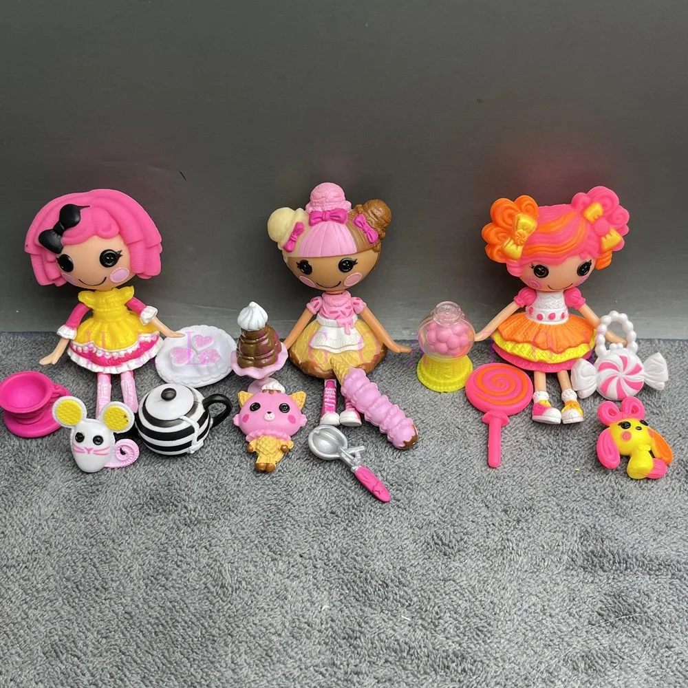 Original 8cm Lalaloopsy Little Sister Multi-style Dolls And