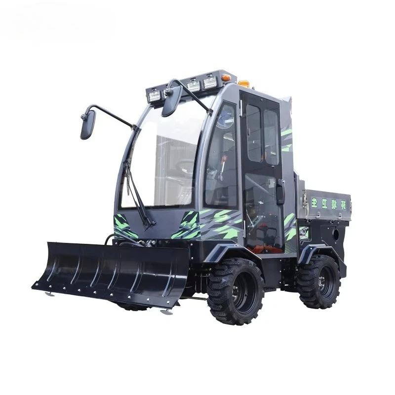 รถไถหิมะแบบกำหนดเองได้ ขายส่ง เครื่องเป่าหิมะสำหรับฤดูหนาว คุณภาพสูง พร้อมที่ตักหิมะสำหรับขับขี่ 1