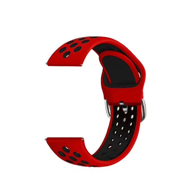 Versatile Silicone Sports Band - 20mm/22mm Strap