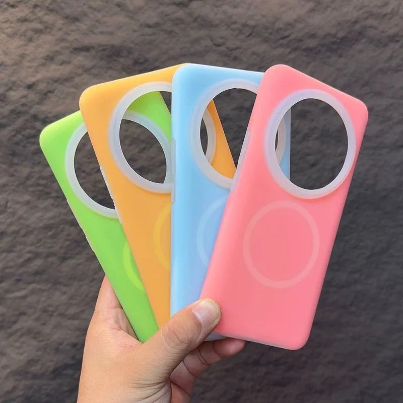 Luxury Jelly Liquid Silicone Magsafe Magnet Case in Candy Colors