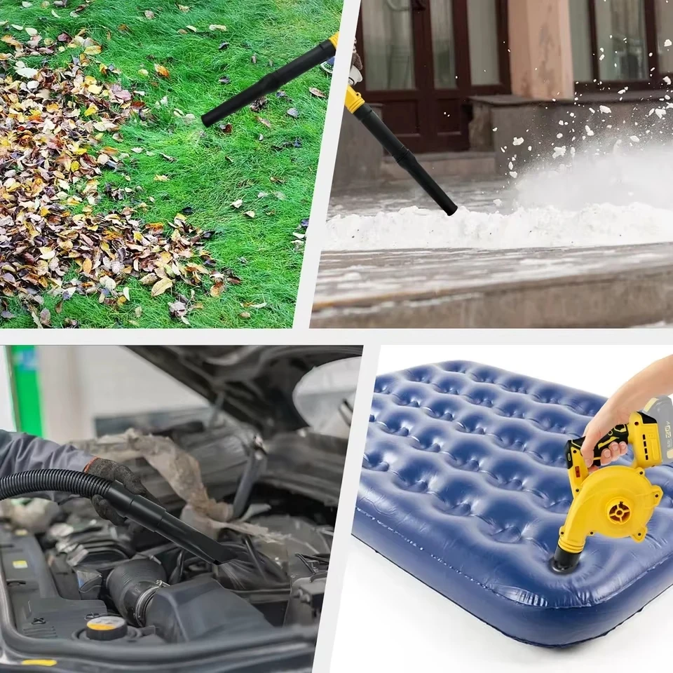 Cordless Electric Hair Dryer Brushless Portable Vacuum Cleaner for Dewalt 20V Battery