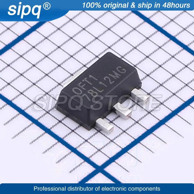 

10 шт./лот 78L12MG-AB3-R 78L12MG SOT-89-3 совершенно новый и оригинальный Стандартный товар