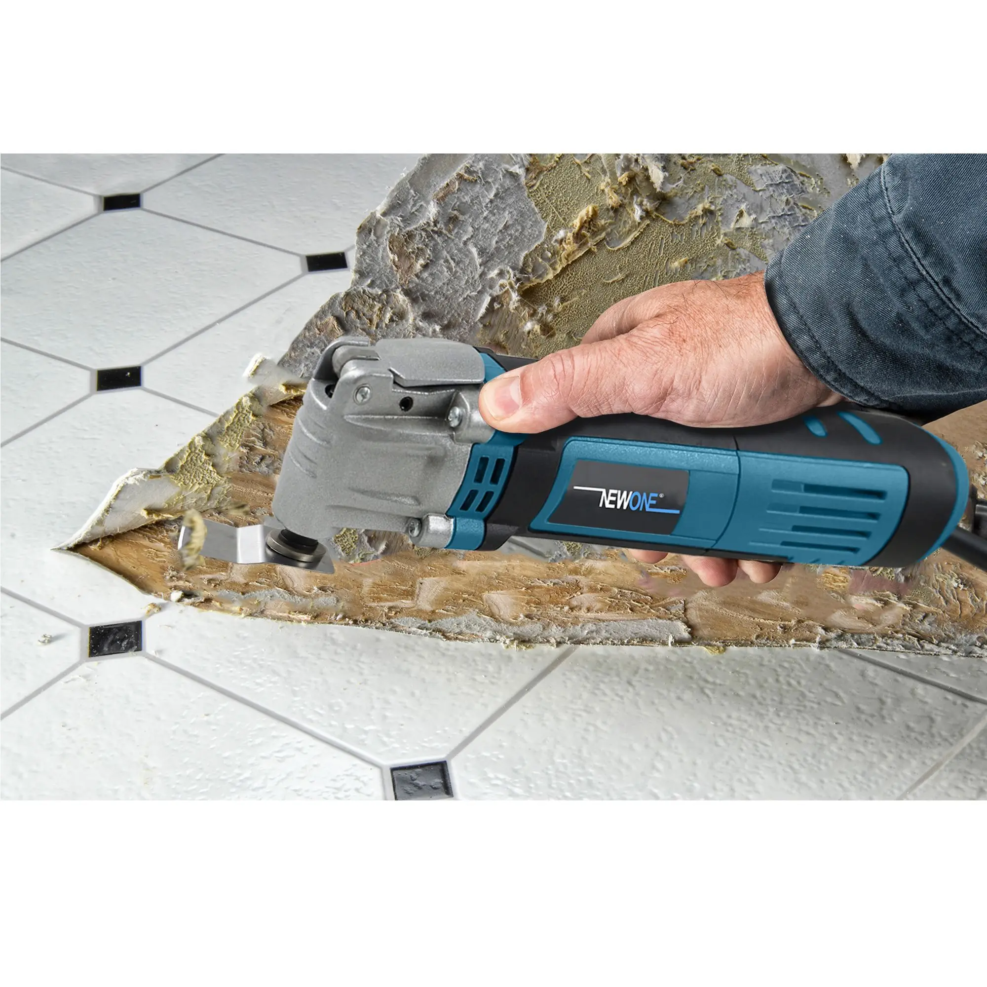 120V/230V 600W Quick Release/Change Oscillating Tool Multifunctional Electric Trimmer Saw DIY Home Improvement Tool Renovator 2