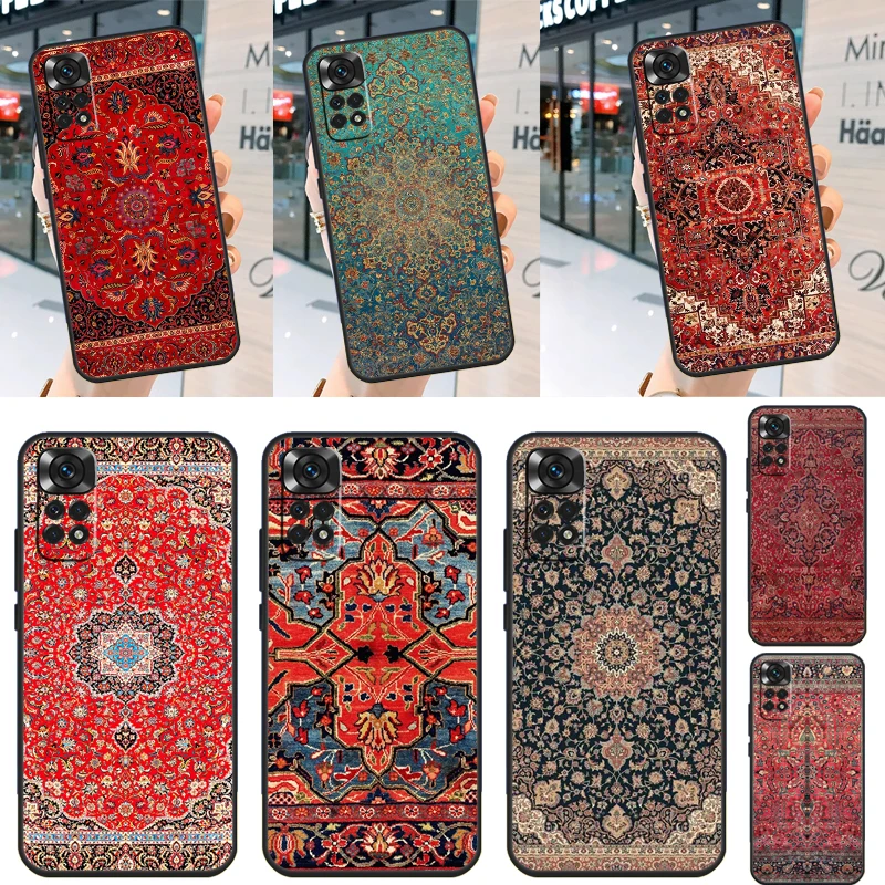 Custodia Per Tappeti Persiani Per Xiaomi Redmi Note 12 Pro Plus Turbo 8 9 10 11 Pro 9S 10S 11S 12S 9C 10C 12C Cover