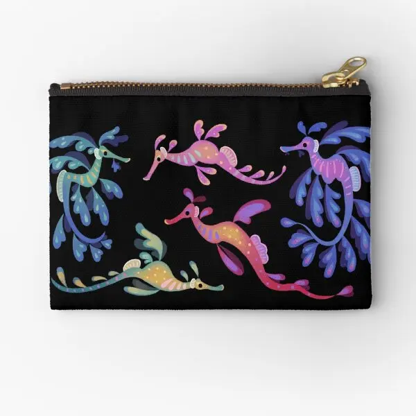 

Sea Dragons Zipper Pouches Pocket Wallet Pure Storage Packaging Socks Men Money Small Bag Coin Key Cosmetic Women Panties