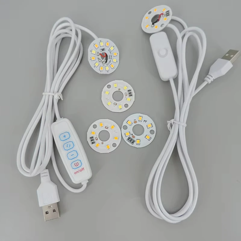 LED Lights DC 5V 3W USB 2835 Chip Single Dimmer Reading Night Desk Lamp