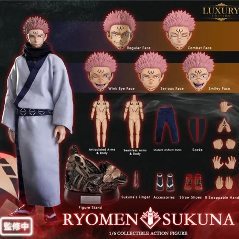 

Original Asmus Jujutsu Kaisen Action Figure Ryomen Sukuna Dolls 1/6 2nd Season Collectible Model Statue Kids Gift Pre-sale