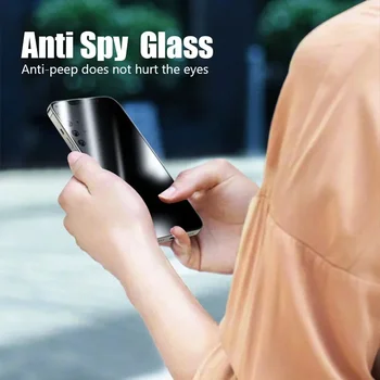 Anti-Spion-Displays chutz folie für iPhone 14 13 12 11 Pro Max 13 Mini-Sichtschutz glas für iPhone 14 8 plus x xr xs max se 2022 — изображение 4