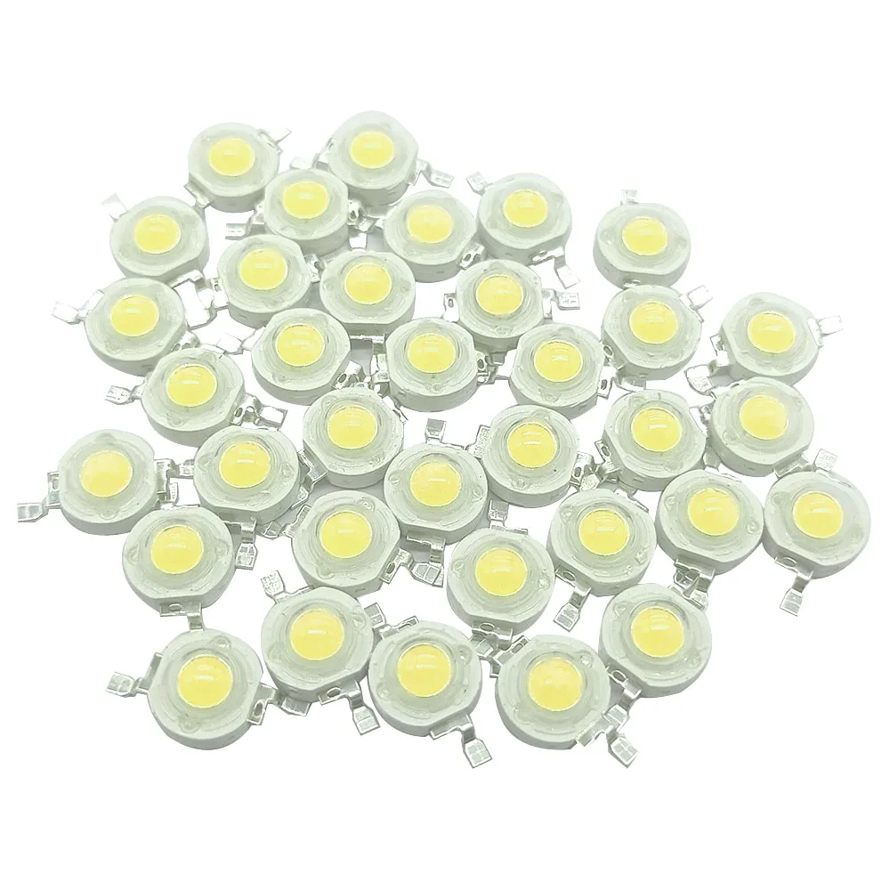 20Pcs Led 3 W Diodo Perle Di Alta Potenza 3Watt A Luce Bianca Emitting Diode Luminosità Bianco Diodos Led Alta Luminosidad 3W Diodo Fai Da Te