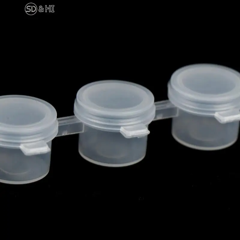 Paint Container 30Pcs Empty Joint Pigment Box Watercolour Oil Paint Acrylic Plastic Boxes Fine Art Paint Dispenser Boxes 2ml