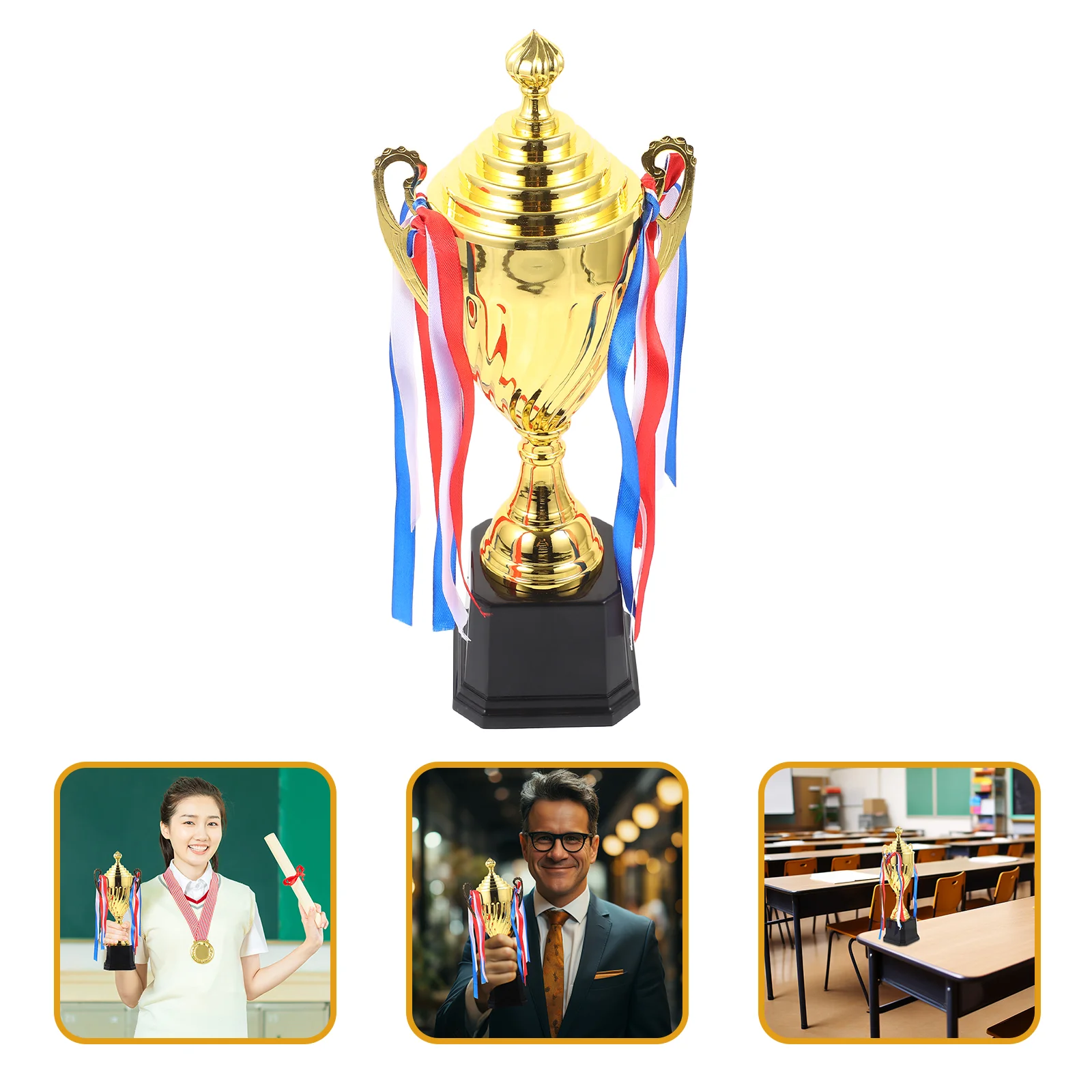 Sports Trophy Meeting Competition Championship Trophy Metal Trophies for School Events