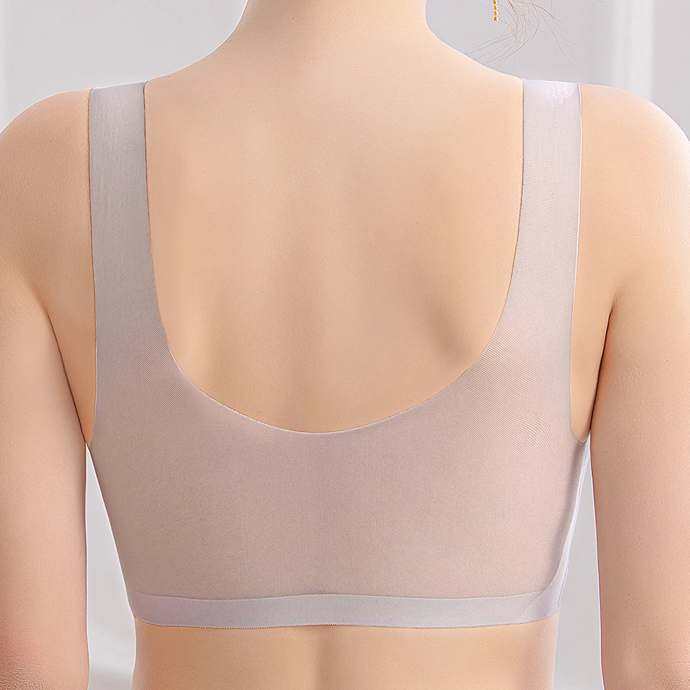 1/2PCS/3PCS Bras for Women Seamless Wireless Ultra Thin Bra Breathable  Sleep Bralette Sports Bra Vest Underwear Plus Size M-7XL