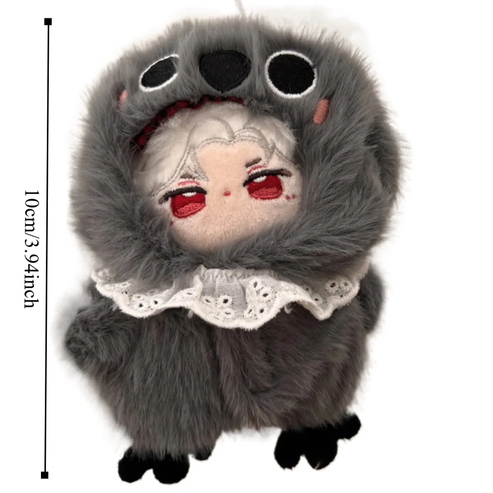 Crow Jumpsuit 10cm Cotton Doll Clothes Dress Up 10cm Doll Clothes Outfit Replacement Fluffy Idol Doll Clothes 10cm Cotton Doll