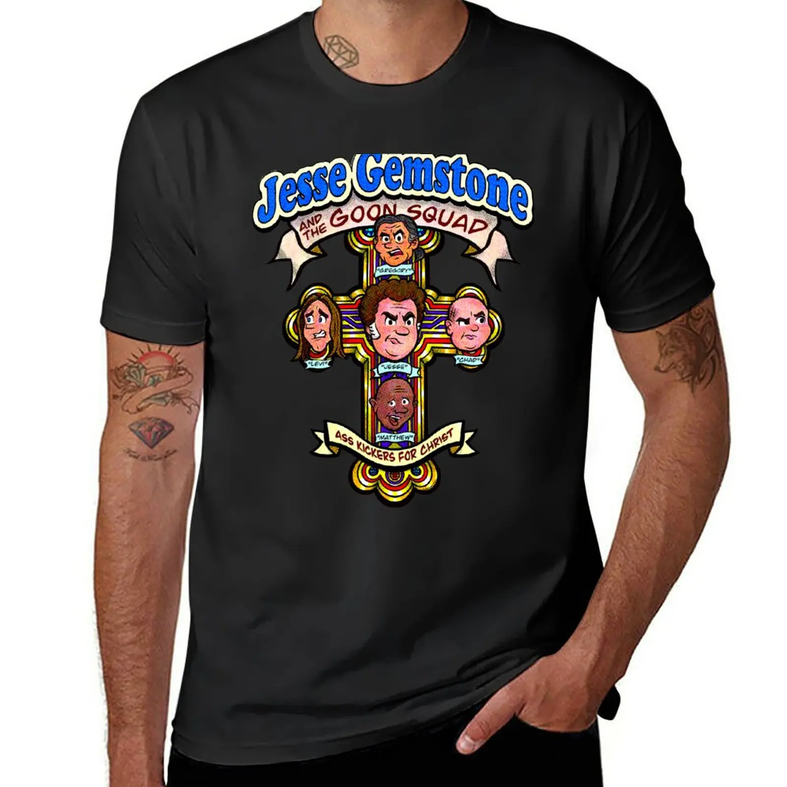 

New Jesse & The Goon Squad T-Shirt Short sleeve aesthetic clothes Tee shirt kawaii clothes heavyweight t shirts for men