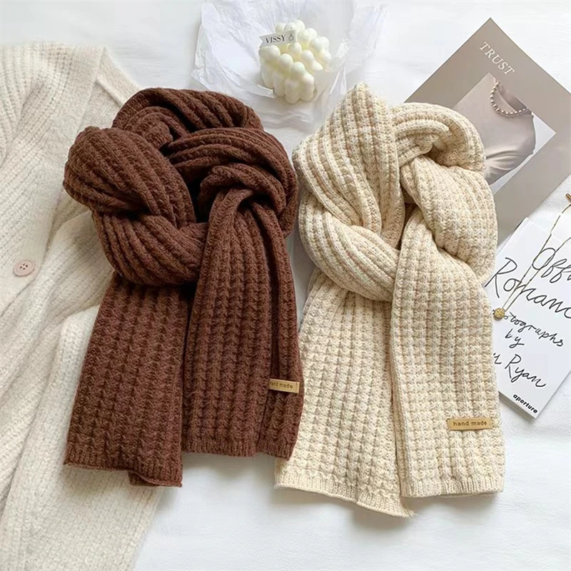 New-Korean-Scarves-for-Women-In-Autumn-and-Winter-Thickened-Thermal ...