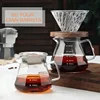 400ml 600ml Diamond Glass Coffee Sharing Pot Espresso Glass Carafe Coffee Pot,Pour Over Coffee Filter Kettle Coffee Accessories 1