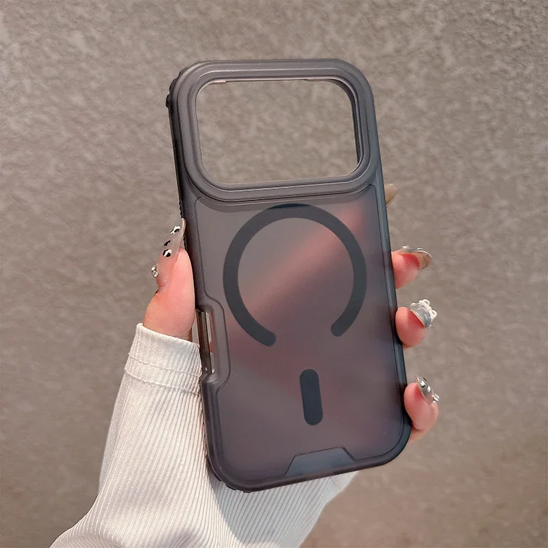 Luxury Frosted Matte Anti-Drop Candy Color Case with Premium Frame Protection