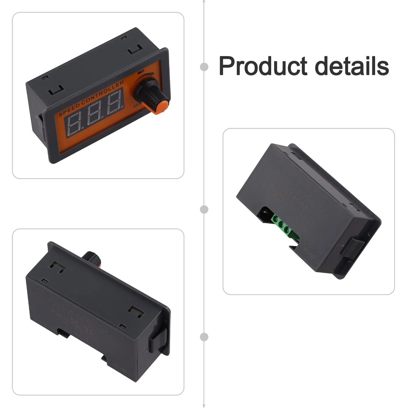 모터 속도 제어 79mm*43mm*26mm 디지털 디스플레이 모터 컨트롤러 디지털 디스플레이 모터 컨트롤러 입력 전압 5V-30V