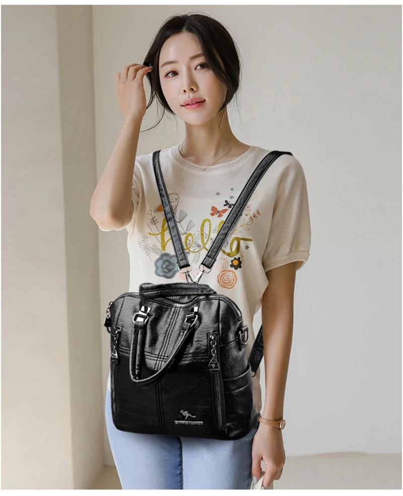 Women's Fashionable Retro Shoulder Bag Casual Large Capacity_voghion.com