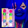 Body Face Painting Kit for Kids Adults,10 Color Face Makeup Palette with Brush,Halloween Carnival Artist Cosplay Art Party 1
